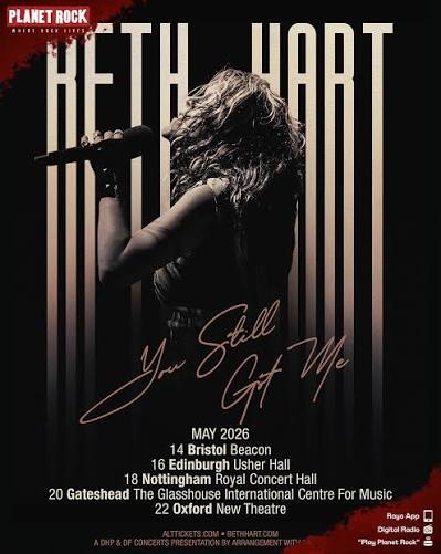 Beth Hart 2027 live concert poster